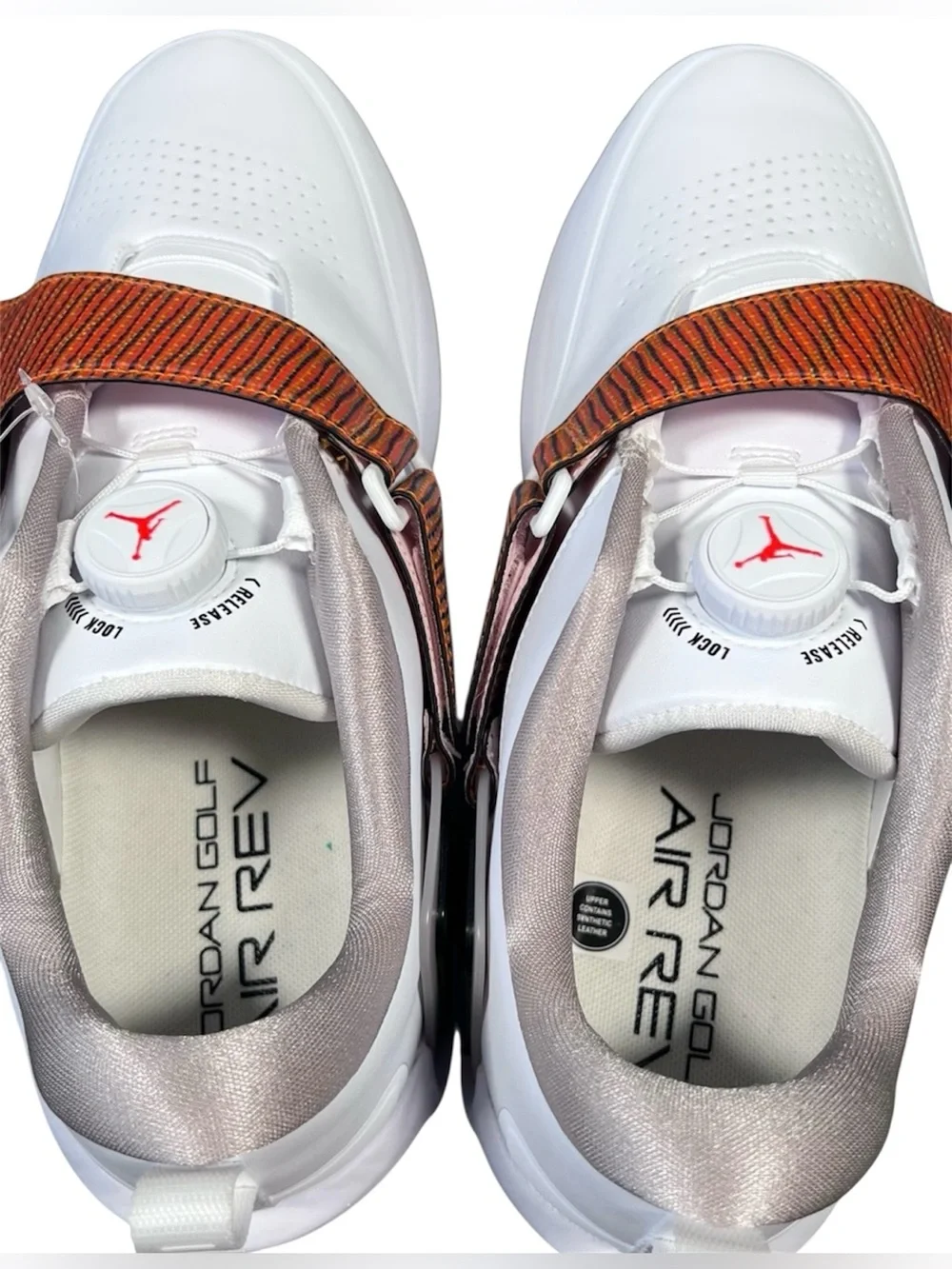 Nike Air Jordan Rev Infrared Golf Shoes Cleats White FV6338-102 Men’s 8 NWT 🔥